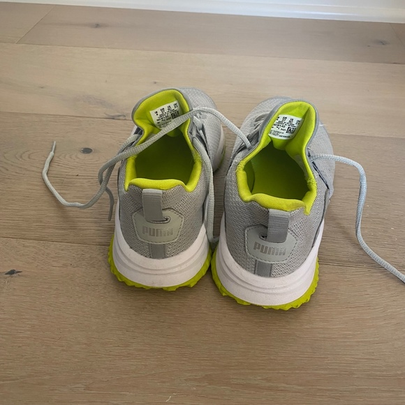 Puma Kids Golf Shoes Gray 4 - Picture 5 of 8